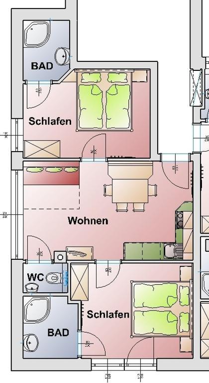 Appartements Stockinger 그로살 객실 사진